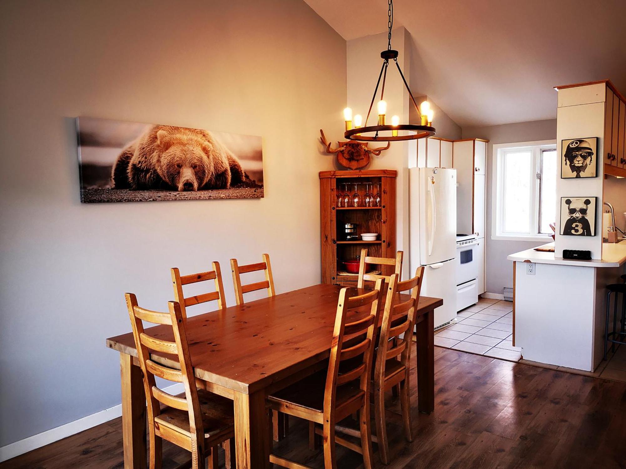 Condo Sur 2 Niveaux Avec Magnifique Vue Sur La Montagne Stoneham Zewnętrze zdjęcie